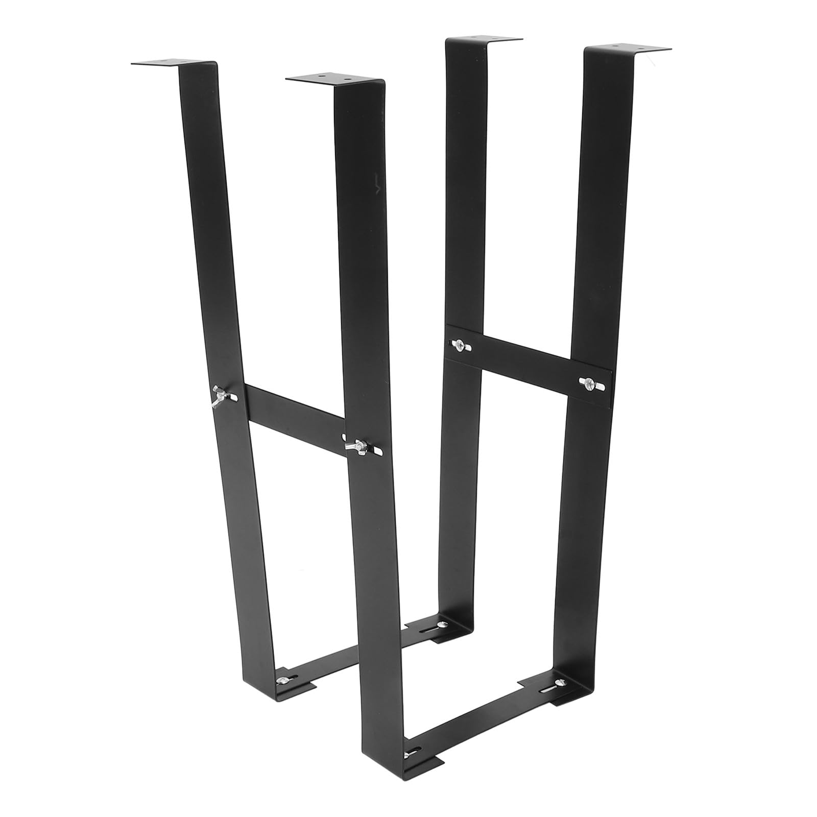 Support pour tour de bureau réglable sous bureau acier carbone noir Cabilock - 8