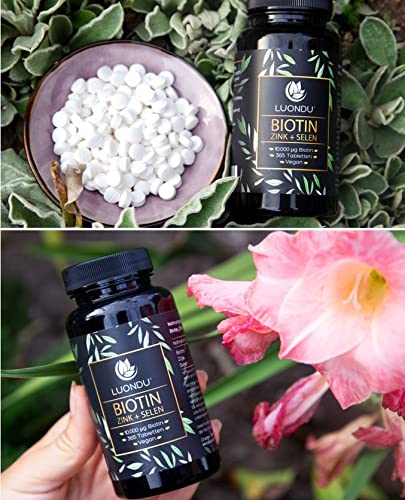 Haarvitamine Luondu Biotin hochdosiert – 10.000 mcg pro Tablette