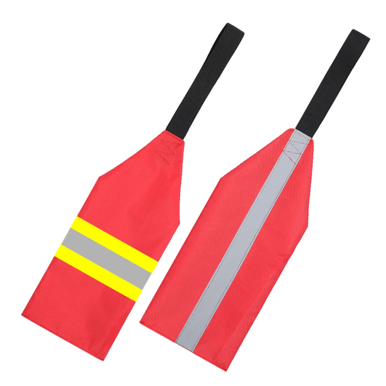 Hemobllo Estandarte De Seguridad Bandera De Seguridad del Remolque Banderas Pequeño Bandera Reflectante De Seguridad Bandera De Advertencia De Kayak Tela Oxford