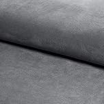 Soft Plush Fabric for Upholstery Furniture Curtain Cushion Sofa Chairs Bed Frame,Arts & Crafts, Per Metre (Grey, 137cm/1Meter)