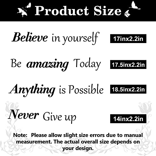 ビニール壁デカール 引用句 ステッカー 家族 インスピレーショナル 壁デカール モチベーションを高めるクリエイティブな言葉 壁ステッカー 蝶のステッカー 女性 女の子 寝室 リビングルーム