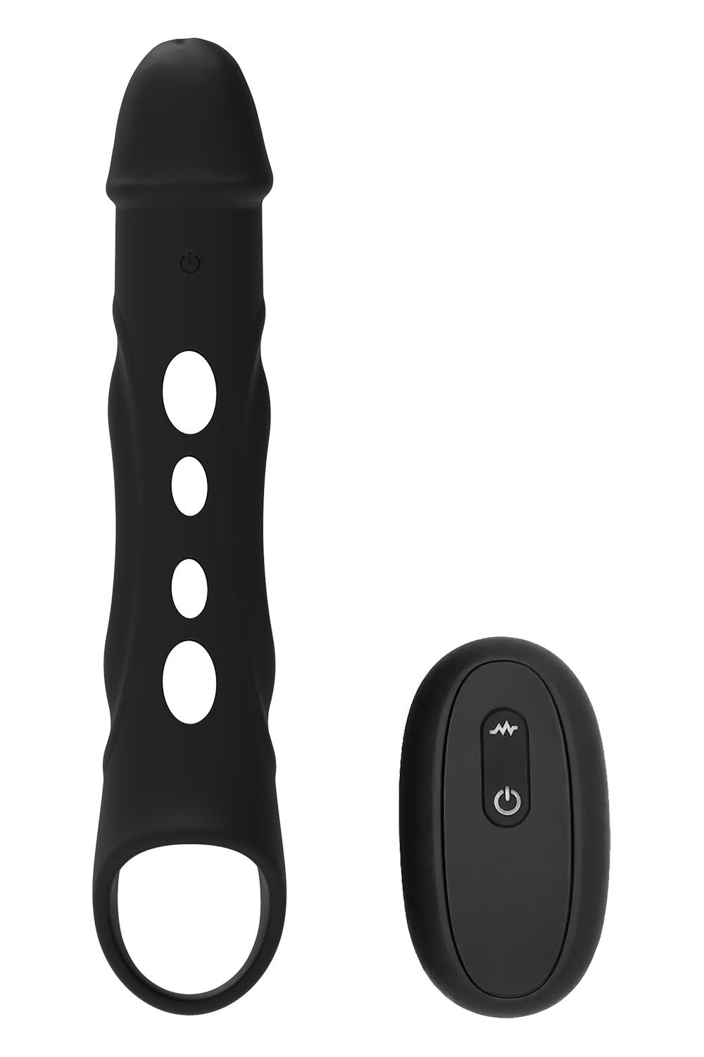 Dream Toys Ramrod Vibrating Extender Wth Remote Black 26 x 14.5 x 5.5 cm