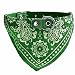 Howstar Pet Neckerchief, Adjustable Puppy Collar Dog Bandana Scarf Doggy Necklace (M, Green)