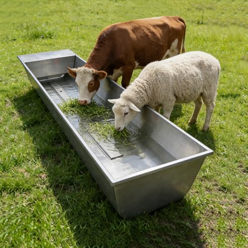 Comedero portátil para caballos y terneros con sistema de calefacción integrado 2