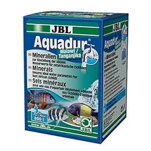 JBL Mineral de Sal de purificador de Agua para acuarios de Agua Dulce, AQUADUR