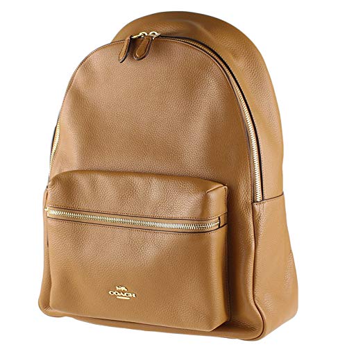 COACH F30550 CHARLIE BACKPACK LIGHT SADDLE