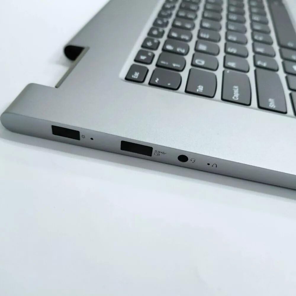 New Replacement for Lenovo Yoga 730-15IKB 730-15IWL 730-15 Laptop Upper Case Palmrest Backlit Keyboard Assembly Part 5CB0Q96465 AM27G000A10 5CB0Q96436 Silver