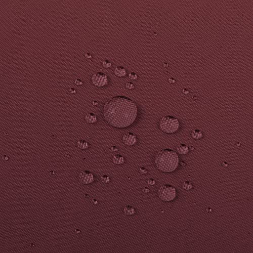 Image of ALYVIA SPRING Waterproof Fabric Shower Curtain or Liner Burgundy Red, 72x72 | 3 Magnets, Soft Cloth & Hotel Quality, Machine Washable, Light-Weight, Standard Size