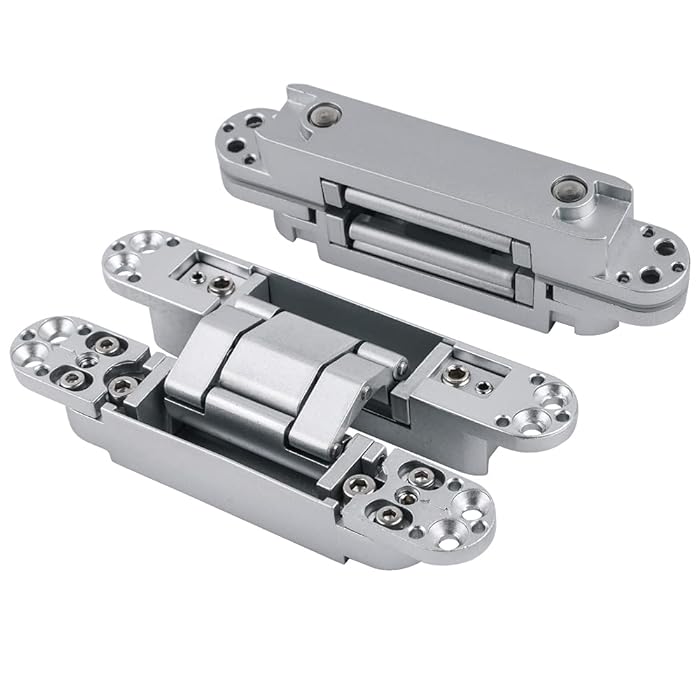 Buy Mengshi 7inch Invisable Hinges 180 Degree Concealed Door Hinges 3D