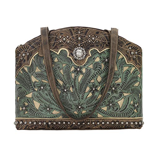 Annie's Secret Half Moon Tote for Women | Leather Lined Ambidextrous Conceal Carry Pocket on Back