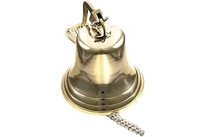 Premium Nautical 11" Polished Brass Ship's Bell