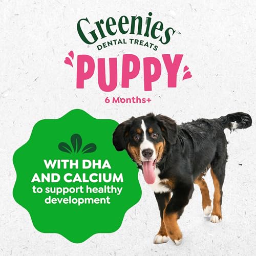 Greenies Puppy Teenie Natural Dental Dog Treats, Original Flavor, 22 Count - image 8