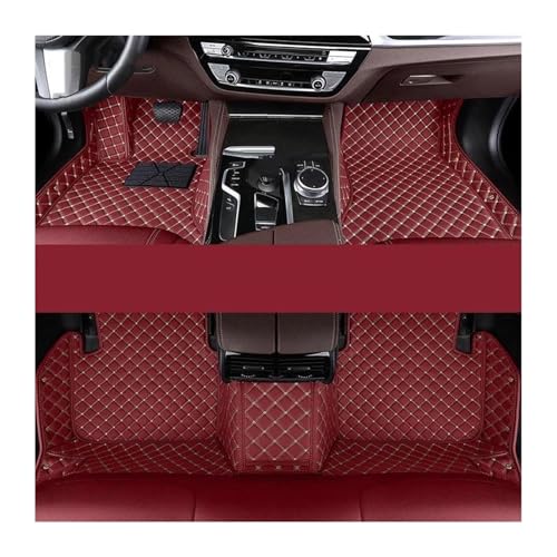 Tapis de sol voiture Opel Astra GTC tapis de pied sur mesure habitacle rouge vin