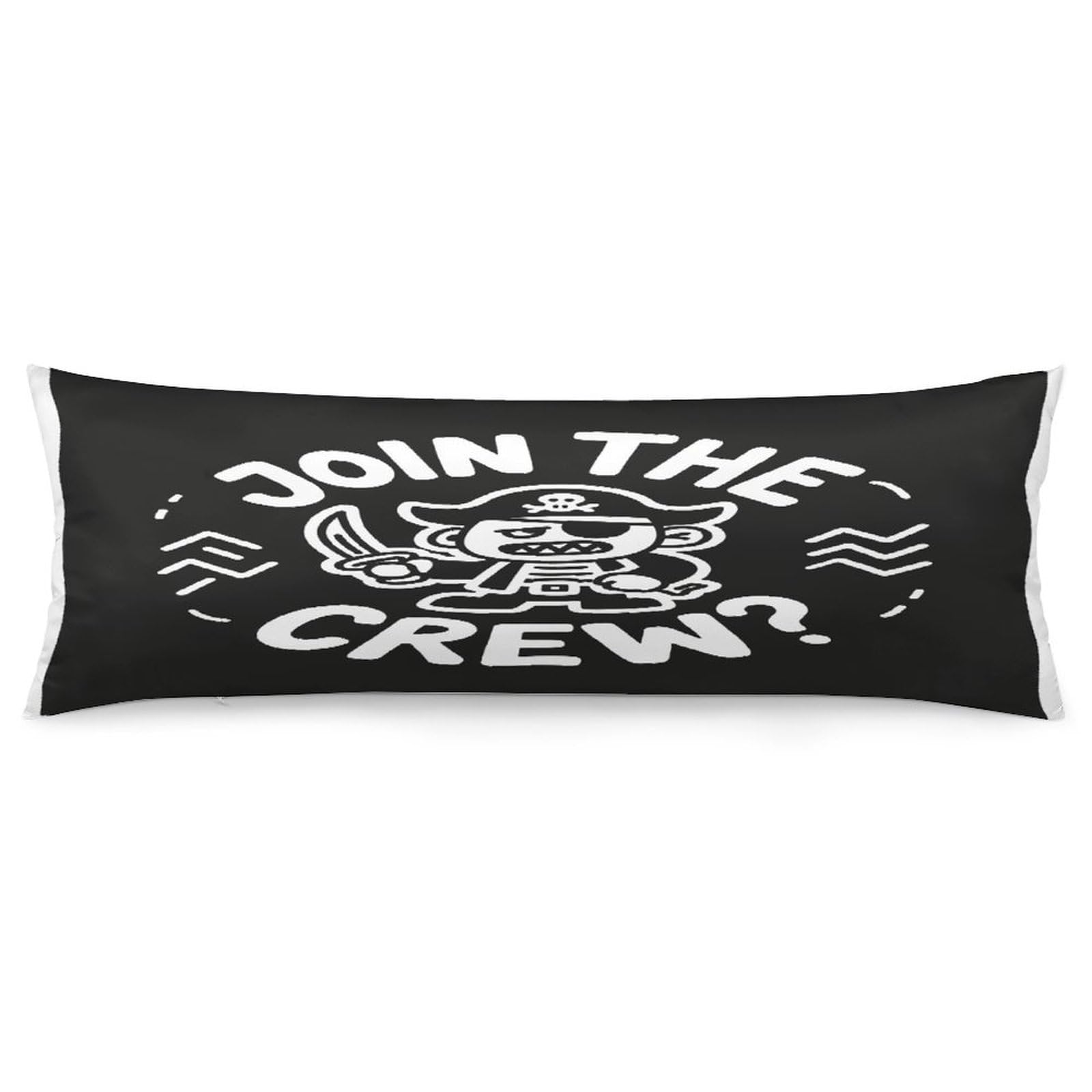 VstaDank Pirate Pillow Cover Decorative Lumbar Pillow Cover 19x53 Inch Long Body Pillows Case Soft Luxury Decorative Throw Pillowcase for Couch Sofa Bedroom Car Decor Pillowcover