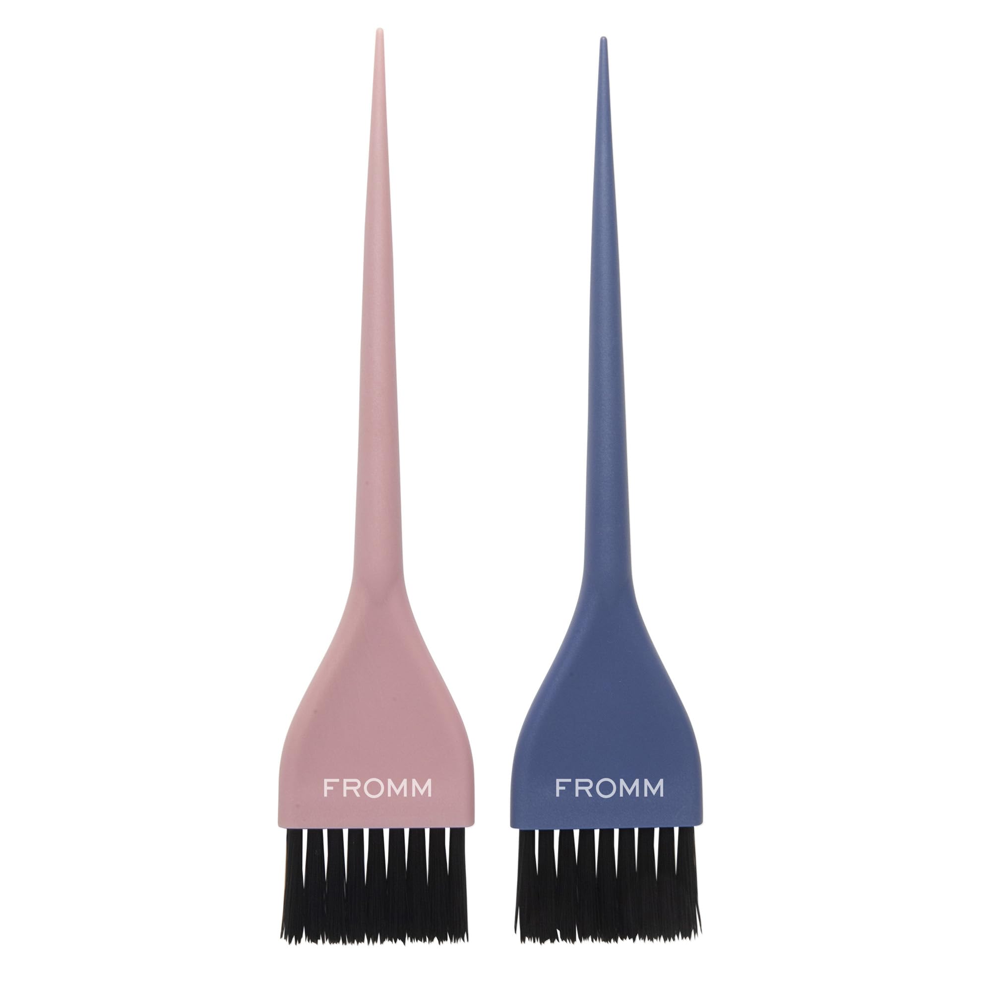 Color Studio 1-3/4" Soft Color Brush 2-Pack for Hair Stylist with Tapered Tips for All Color Techniques for Short to Medium Hair