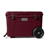Tundra Haul Portable Wheeled Cooler&comma; Wild Vine Red