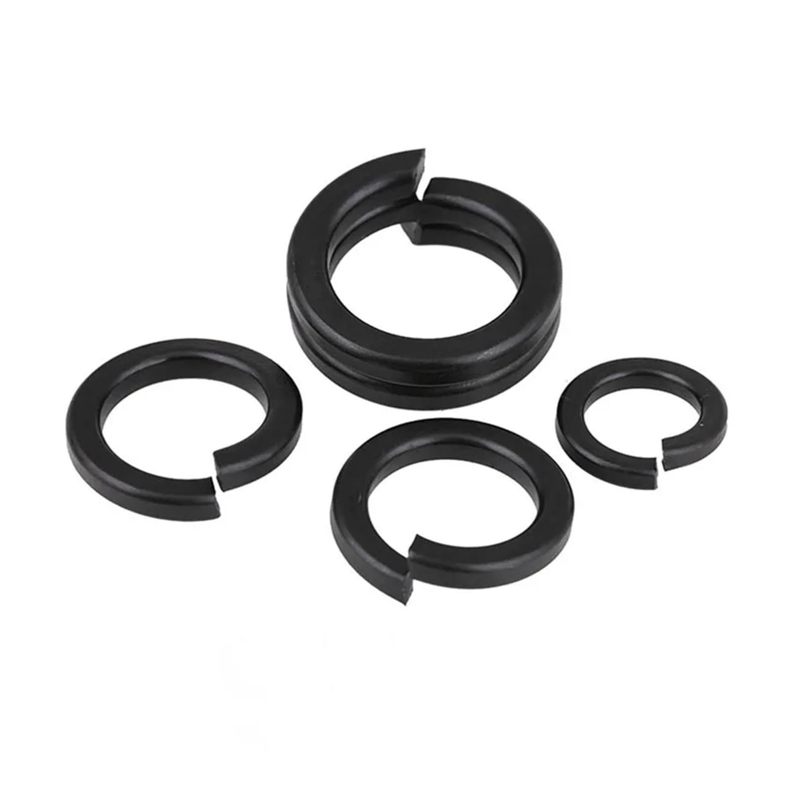 2/10/50 pezzi M2 M2.5 M3 M4 M5 M6 M8 M10 - M27 Rondelle elastiche Grado 8 Rondella spaccata a spirale(10pcs,M24)