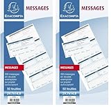 CE CARNET est très pratique pour noter les messages, les transmettre à la personne concernée et garder une copie de ce qu'on a transmis.