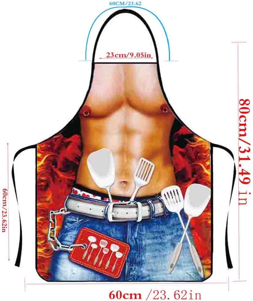 2 Pack Adjustable Bib Apron Waterdrop Resistant Cooking Kitchen Aprons for Women Men Chef, Iindividually Funny Apron