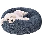 Calming Dog Bed for Small Dogs, Comfort Donut Dog Beds for Medium Large Dogs, Soft Anti-Anxiety Pet