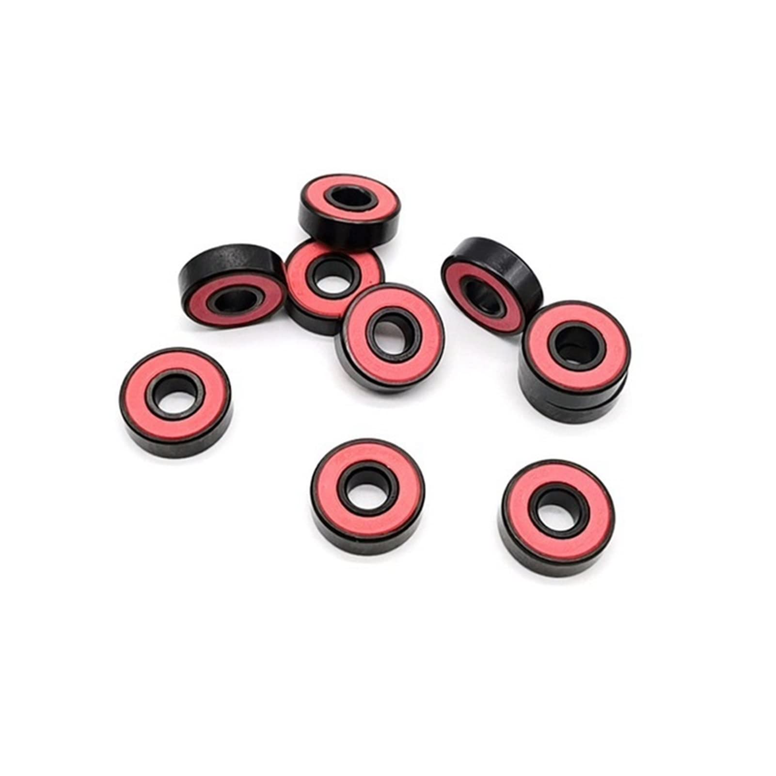 SSIMOO 8pcs 8x22x7 Rodamiento De Cerámica ABEC-11 608 Cerámica con 608Rs con Actitud For El Skateboard Kindly