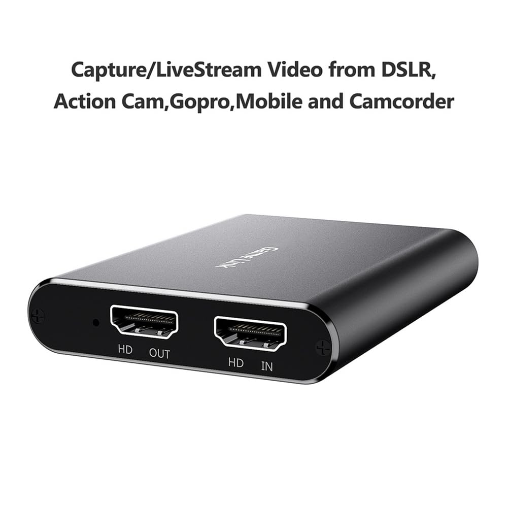 Carte de Capture Vidéo Compatible 4K 60 Hz Plaque USB3.0 UVC YUY2 Enregistreur Boîte de Capture Vidéo de pour Diffusion en Direct