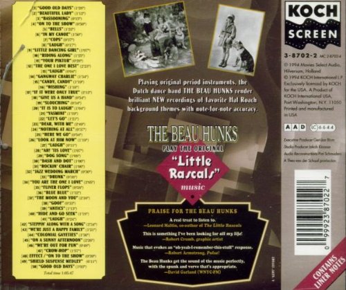 Miniatura 2 de The Beau Hunks Play the Original Little Rascals Music 50 Roy Shield Themes from the Hal Roach Talkies