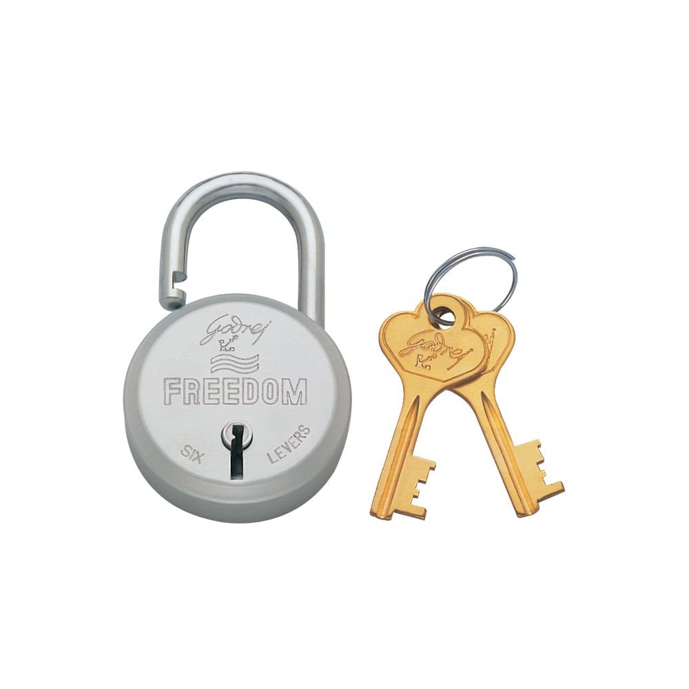 Godrej Locks I Solidex Padlock Freedom 6 Levers I 2 Keys Padlock for Main Door I Gate Lock I Tool Box, Shutters, Shops & Office I Sliver Finish (B00GJD9YZY) Amazon Price History, Amazon Price Tracker