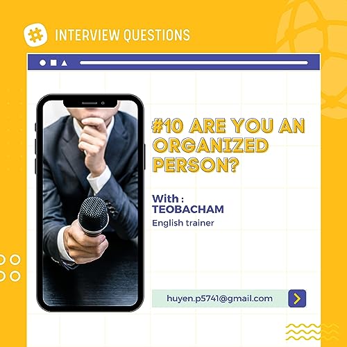 #10 Are you an organized person?