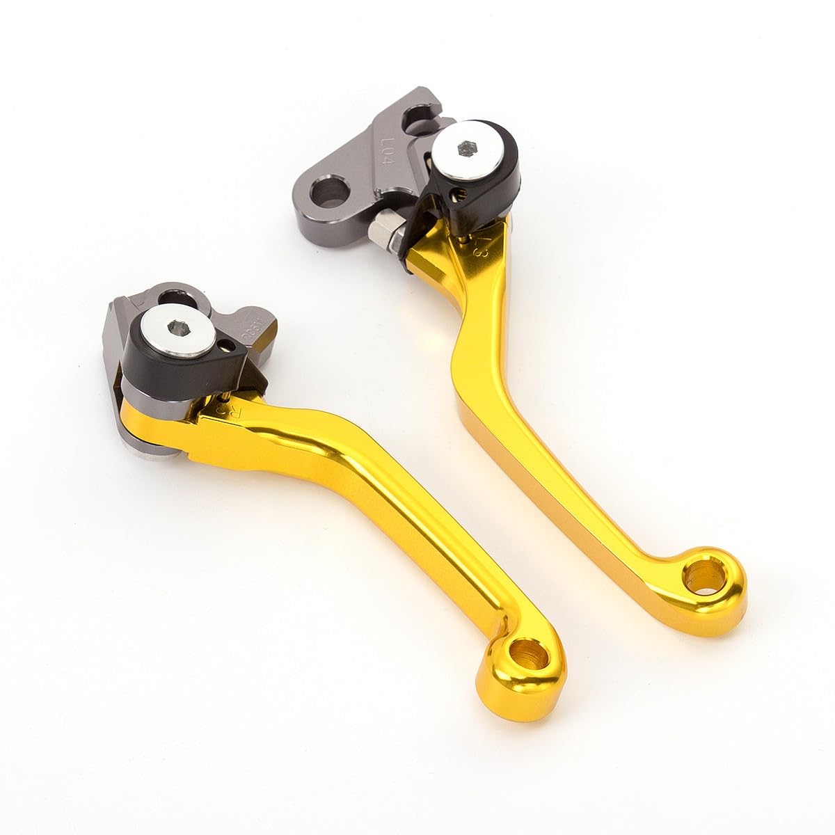 Zhannuobhd Gold Brake Clutch Lever For Cr80r For Cr85r 1998-2007 For Cr125r For Cr250r 1992-2003 Accessories Cnc Pivot Dirt Bike Brake Clutch Lever(Gold)