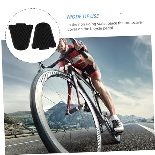 OHPHCALL Bike Cleat Covers for Road Cycling Shoes Rubber Pedal Cleat Protectors 1 Pair for Enhanced Grip and Durability