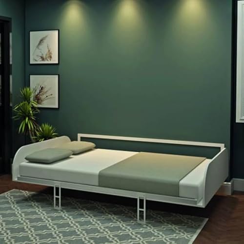 Letto matrimoniale a scomparsa colore bianco 214x148H cm - Simple