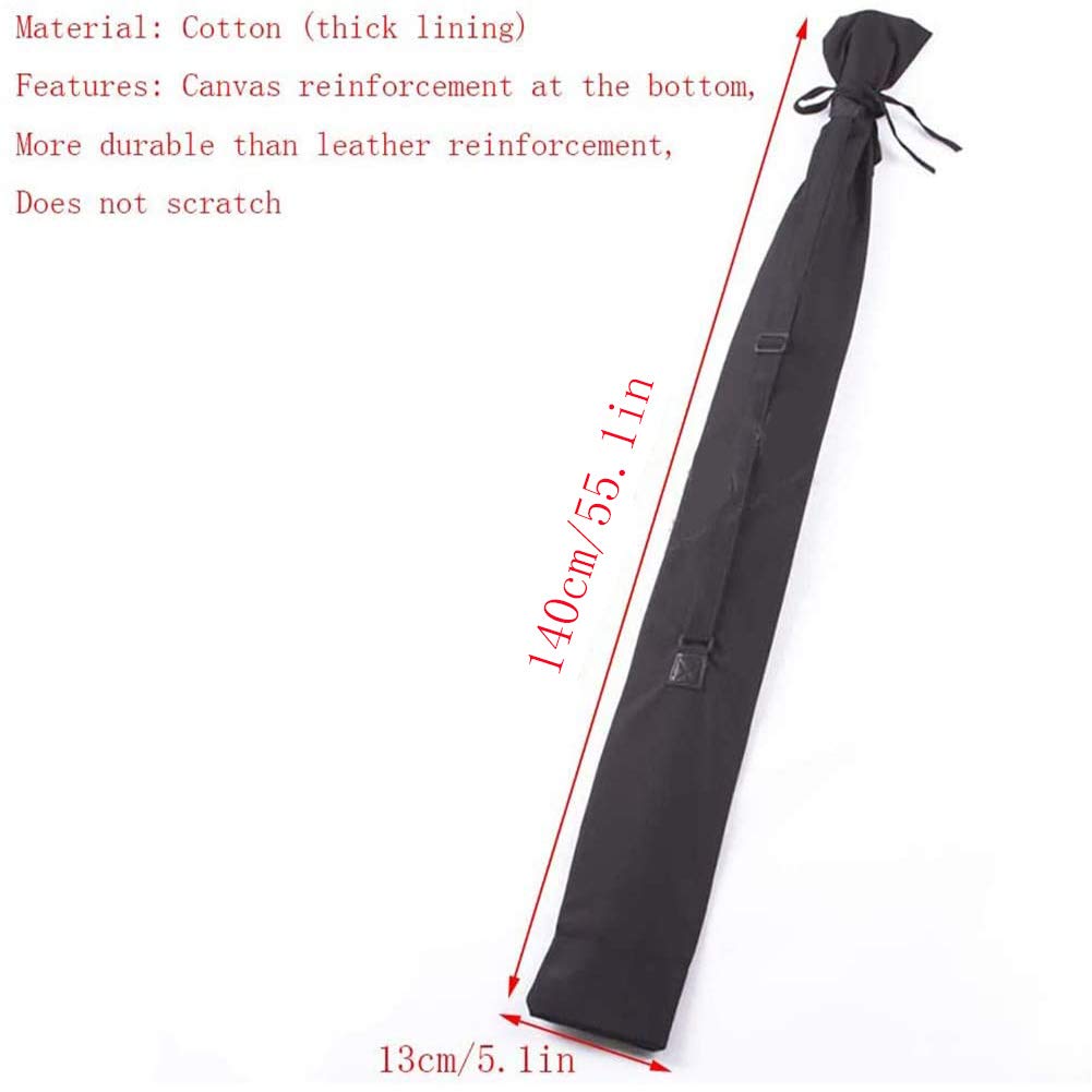 Wanggang Transporttasche für Shinai Bokken Katana Schwert Blau,Standard 140cm