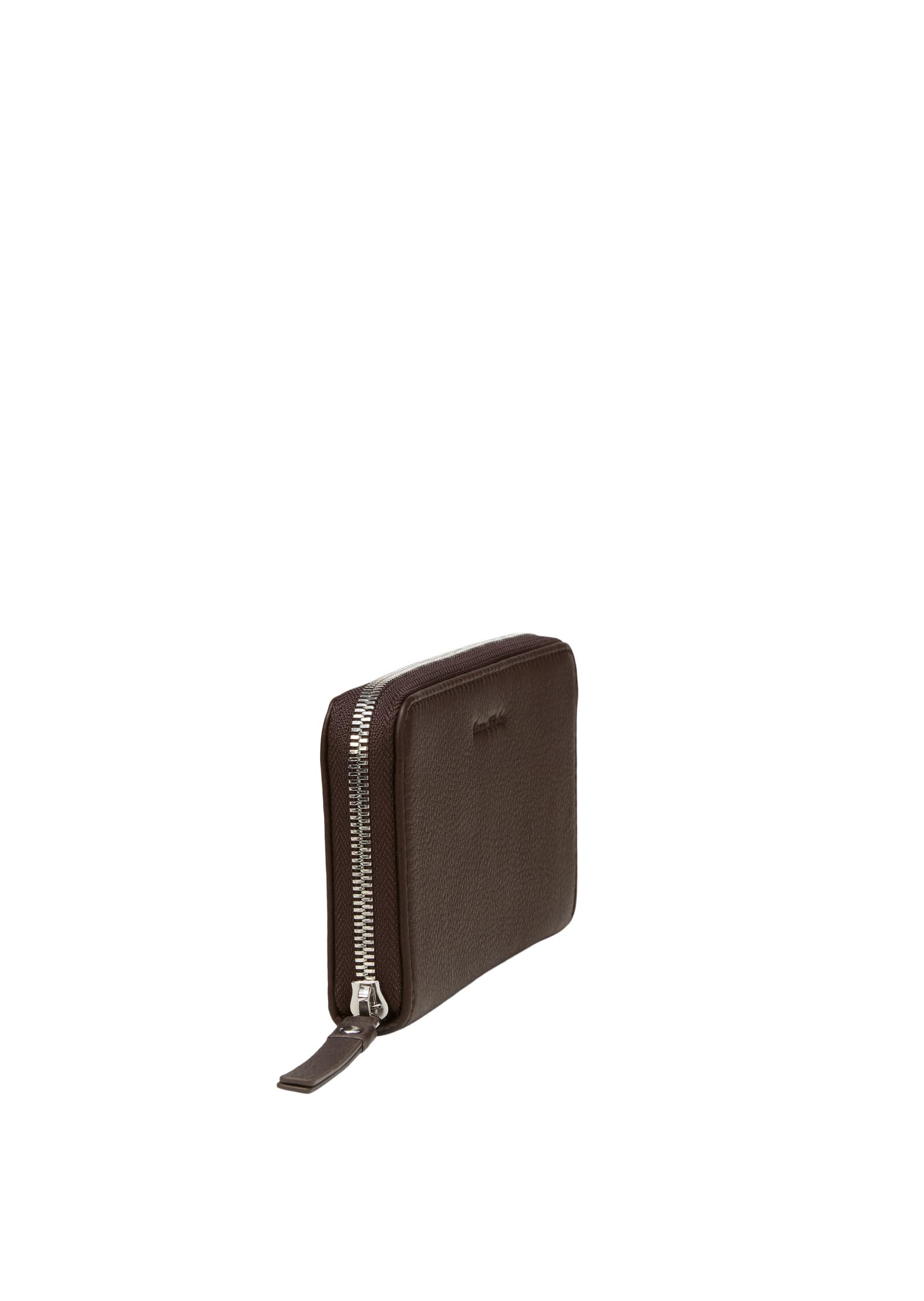 Marc O'Polo Damen 51019905301110 - Fundas para Tarjetas de Viaje para viajeros, marrón, Zip Wallet L