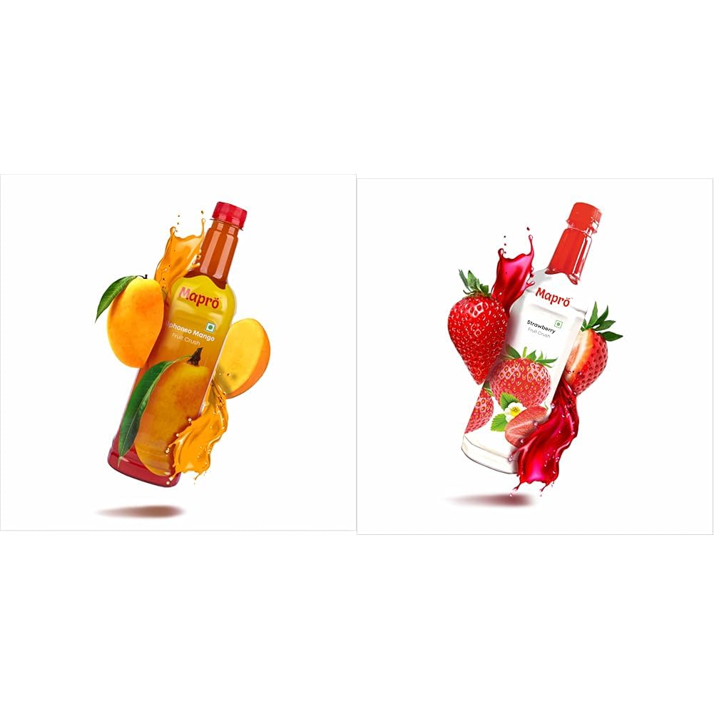 Mapro Alphonso Mango Crush 750 ml + Mapro Strawberry Crush, 750ml-picture-24