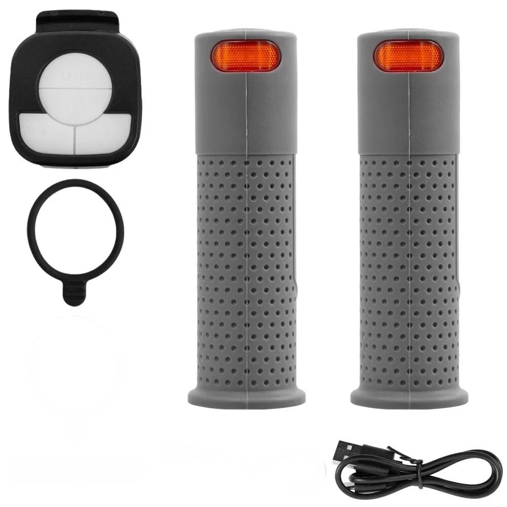 Manopole Con Frecce Indicatori Per Monopattino Xiaomi/Ninebot/Segway - Telecomando Ricaricabile USB-C, LED Visibili