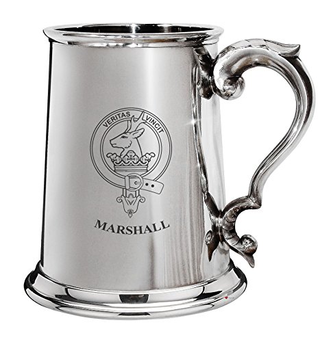 Chope étain Marshall poignée défilement pour bar maison
