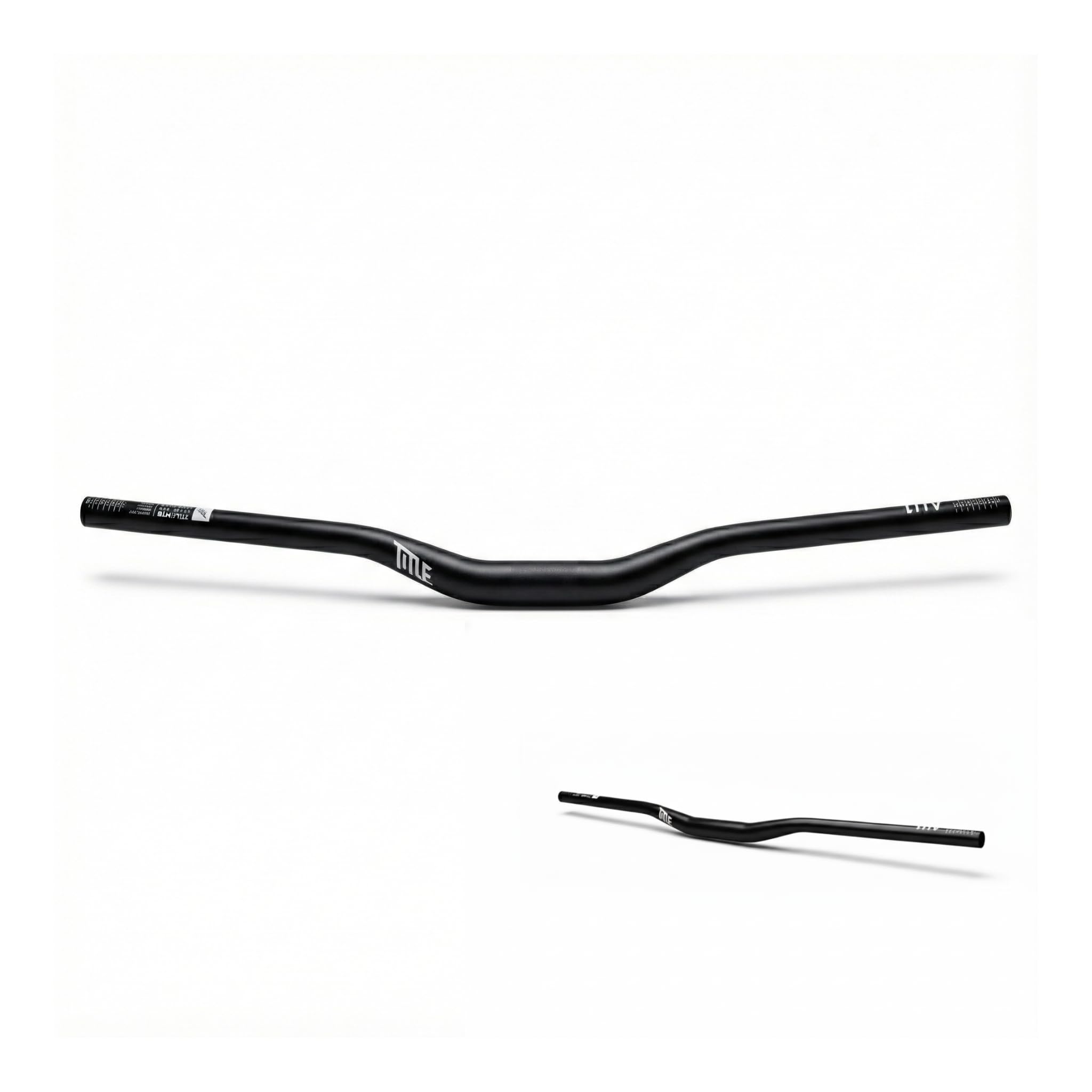 TITLE AH1 35 MTB-Lenker – 800 mm Breite, 35 mm Klemmung, 38 mm Rise, Aluminiumlegierungs-Lenker für Downhill, Enduro, Freeride, Trek & Fixie-Bike kompatibel (Schwarz, 35x38 mm Rise)