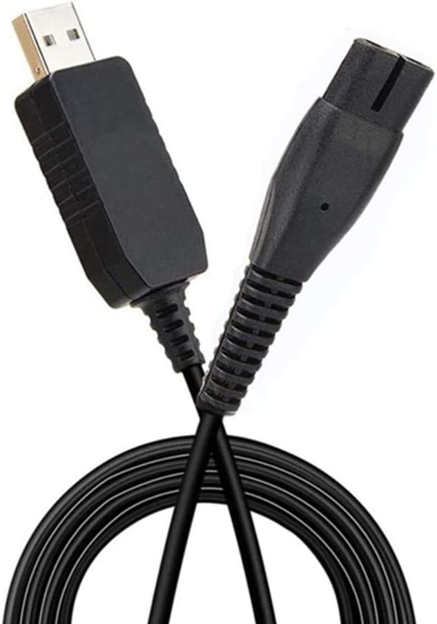 4.3V Charger Cable for Philips Shaver, USB Replacement Power Cord for Philips Norelco OneBlade Razor Chargers A00390, QP2520/90/70, RQ320, RQ328, RQ330, RQ331 Electric Shavers Accessories