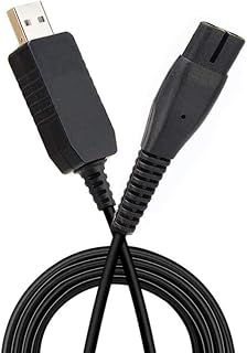 4.3V Charger Cable for Philips Shaver, USB Replacement Power Cord for Philips Norelco OneBlade Razor Chargers A00390, QP2520/90/70, RQ320, RQ328, RQ330, RQ331 Electric Shavers Accessories