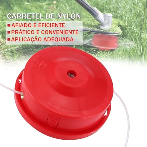 Carretel Fio Nylon Automático Para Roçadeira Multimarcas M10