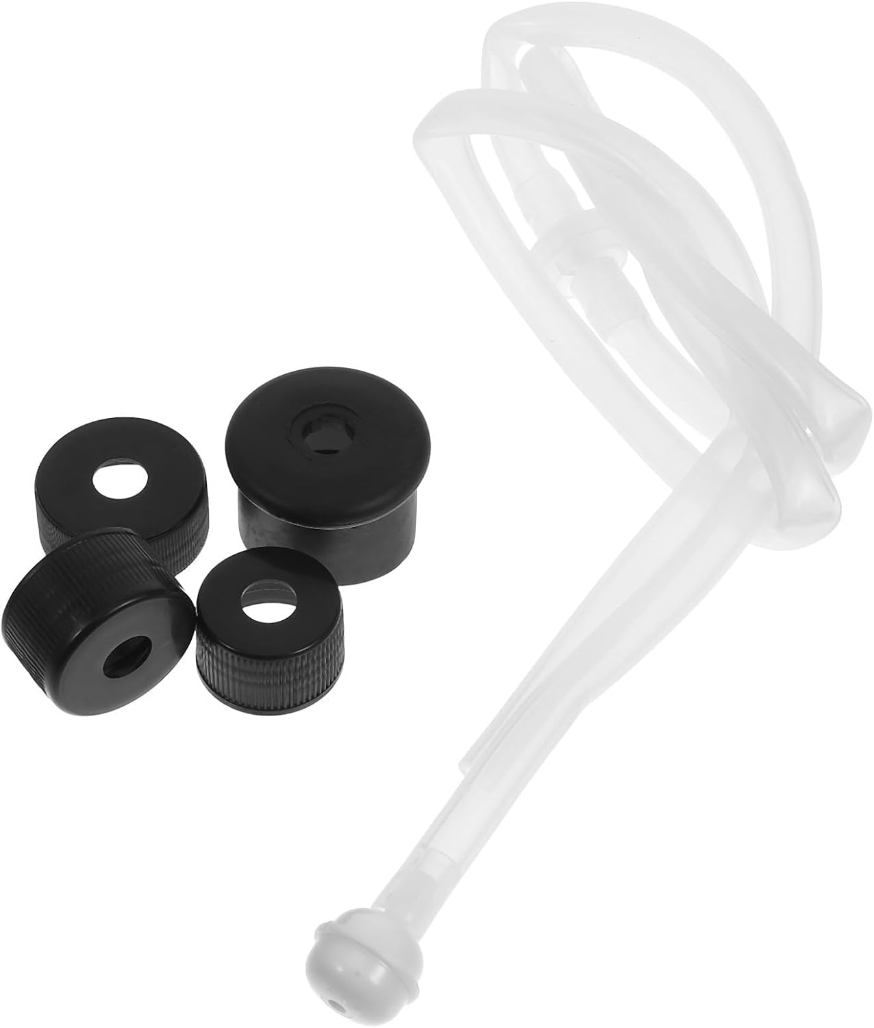 Sink Soap Dispenser Tube Kit for Kitchen Sink with Extended Durability and Easy Refill, Made of Rubber and Abs, for Built-in Soap Dispenser Extension