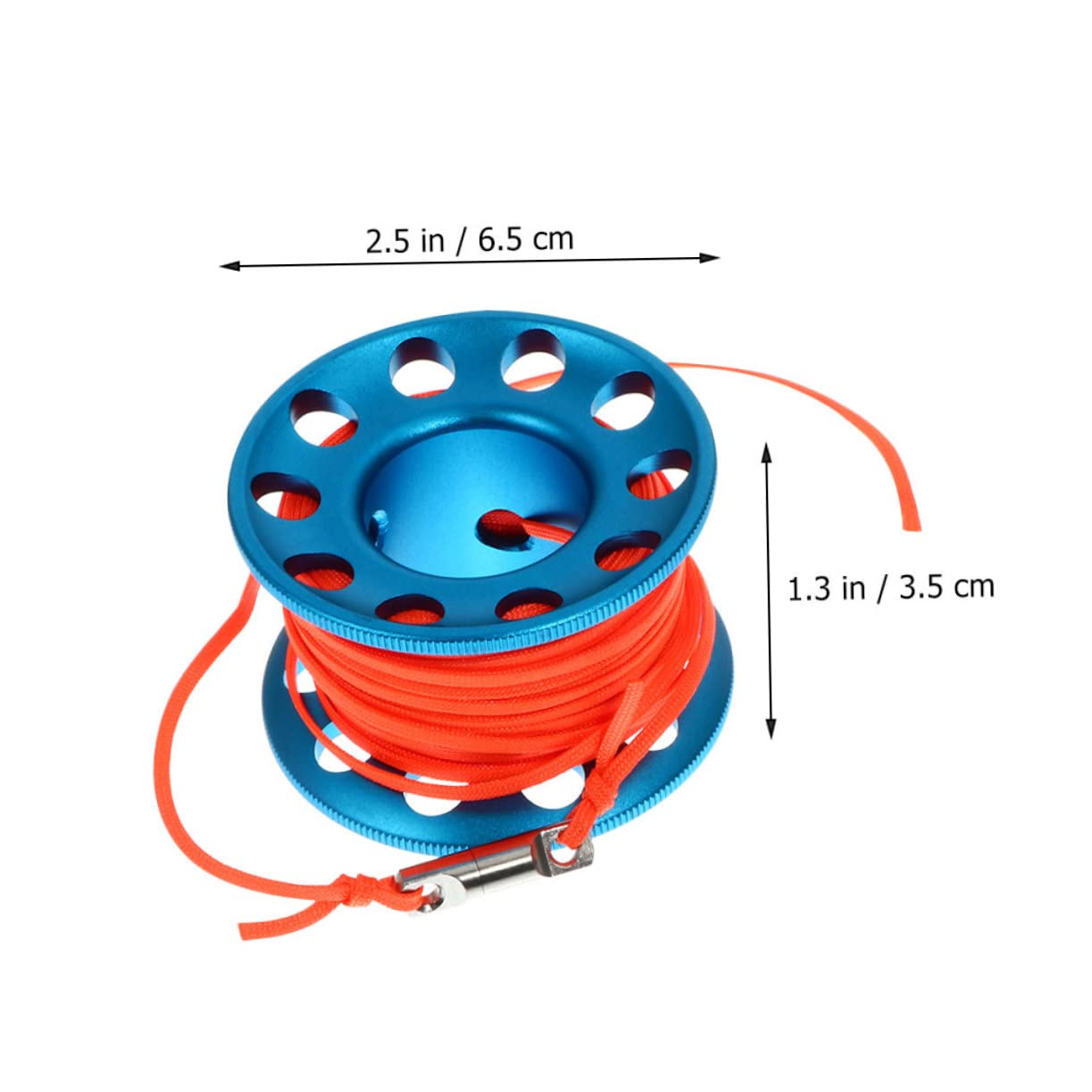 2 Sets Advanced Scuba Spool Reel Für Taucher Tauchen Reel Tool Unterwasser Tauchen Spool Snap Clip