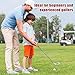 Sotiff 1 Pcs Golf Swing Trainer Golf Grip Training Aid Improving Hand Positioning Removable Swing Grip Attachment for Beginner Clubs