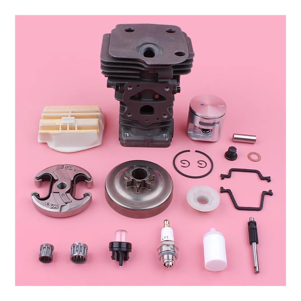 Cylindre-piston pour tronçonneuse 445 450 pour retrouver une coupe nette au jardin