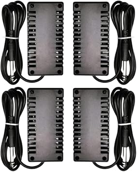 4-Pack Arrays Detox Foot Bath Arrays Rectangle Stainless Steel Aqua Ionic Cleanse Arrays Replacement Accessory for Ionic Detox Foot Bath Spa Cleanse Machines Black
