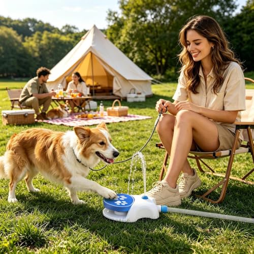 Pedal de Agua para Aspersor de Perro que Evita el Golpe de Calor 4