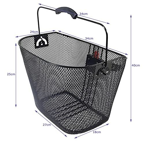 Lenkerkorb Fahrradkorb Korb E-Bike E-Scooter Quick-Halter 15l Red Loon