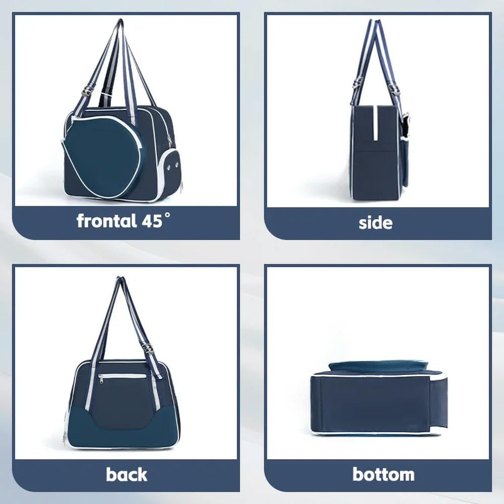 JCVBN - Borsa da donna impermeabile, confezione da 2, per pickleball, racchetta, racchetta, da spiaggia, tennis, racchetta da paddle