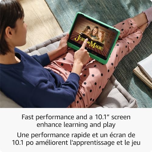 All-new Amazon Fire HD 10 Kids Pro tablet - ages 6-12 | 10.1" brilliant screen, parental controls, slim case | 2023 release, 32 GB, Nebula 3 512dgK9v9cL. AC